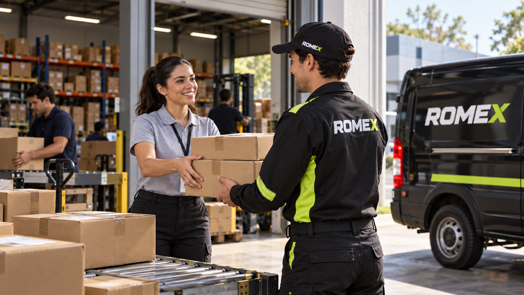 Coleta em operação de cliente logístico