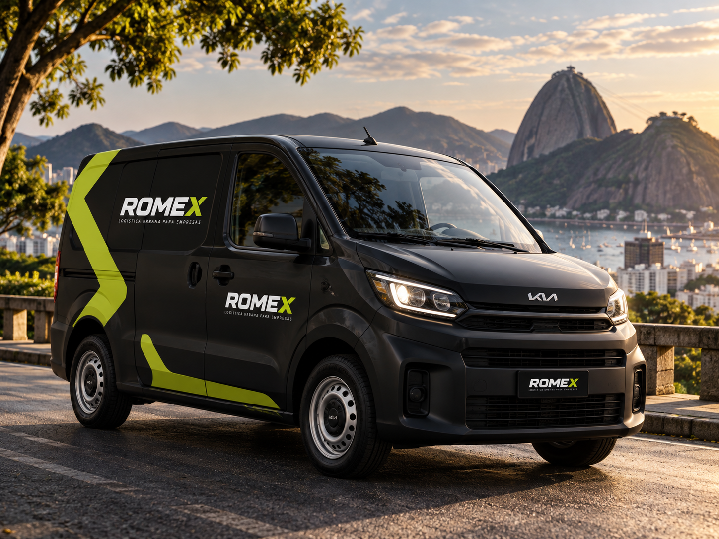 Van ou Kia utilizada como referência de capacidade para operações urbanas